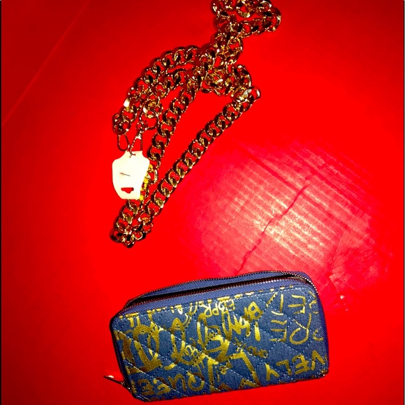 Graffiti denim purse/pouch - Picture 2 of 4